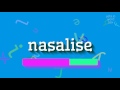 How to say "nasalise"! (High Quality Voices)