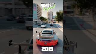 Follow the Evolution of GTA Graphic Mods From 2013 Till Now - #shorts