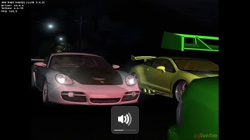 Need for Speed: Carbon WIPdgVoodooD3D9+DXVK Linux test