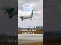 Widerøe dash 8 landing at Sola AirPort!