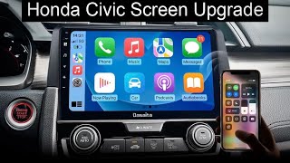 The ULTIMATE 10th Gen Civic Android Screen Dasaita Head Unit Install & Review 2016-2022 Honda Civic