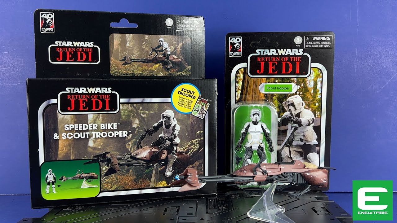 Star Wars: The Vintage Collection Speeder Bike & Scout Trooper 