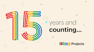Celebrating 15 years of Zoho Projects!