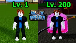 Blox fruits Level 1  To level 200 In One Video Full Guide