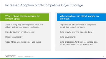 Why On Prem S3 Object Storage for Containerized Modern Apps