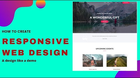 responsive web design bangla tutorial | Elementor & Elementor pro | A design like a demo.