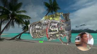 Apple Vision Pro real world AR testing on Boeing 767 Augment3D Aero