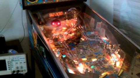 Custom JD pinball with P-ROC