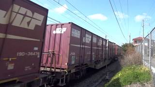EF210-17牽引貨物列車　魚住駅付近にて2