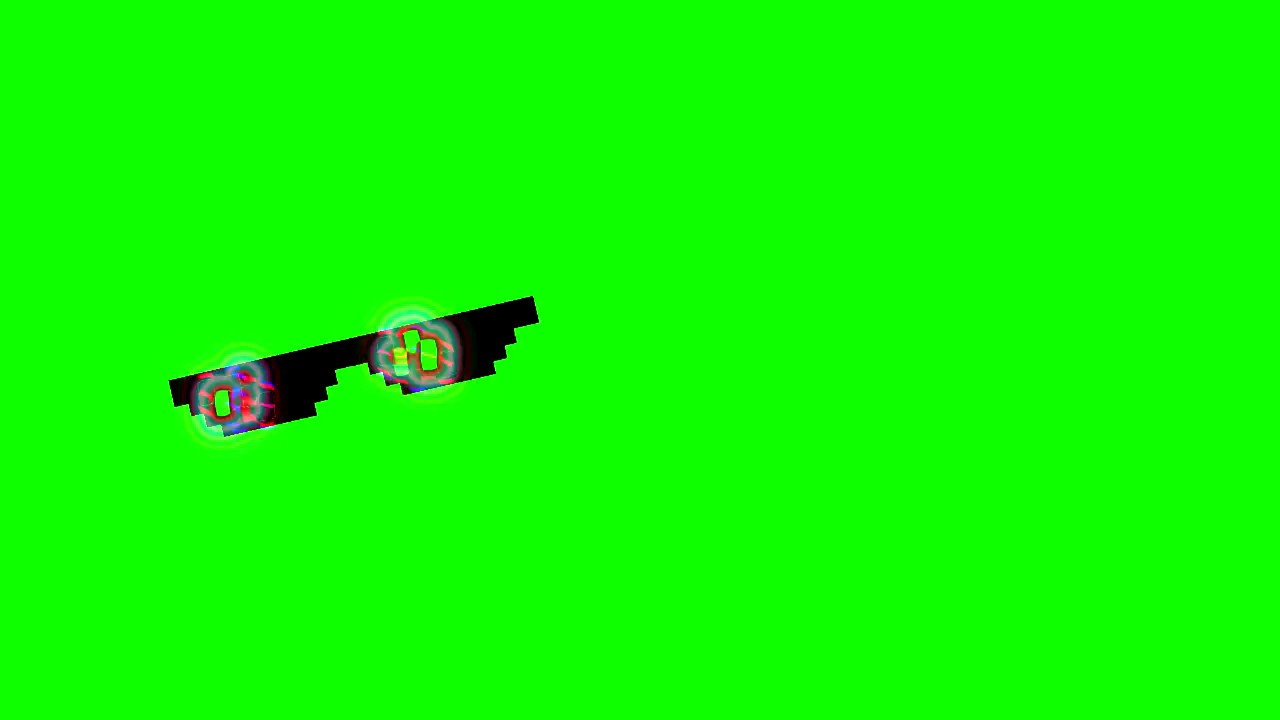 Thug-life glasses green screen effect (NO COPYRIGHT) chroma-key - YouTube.