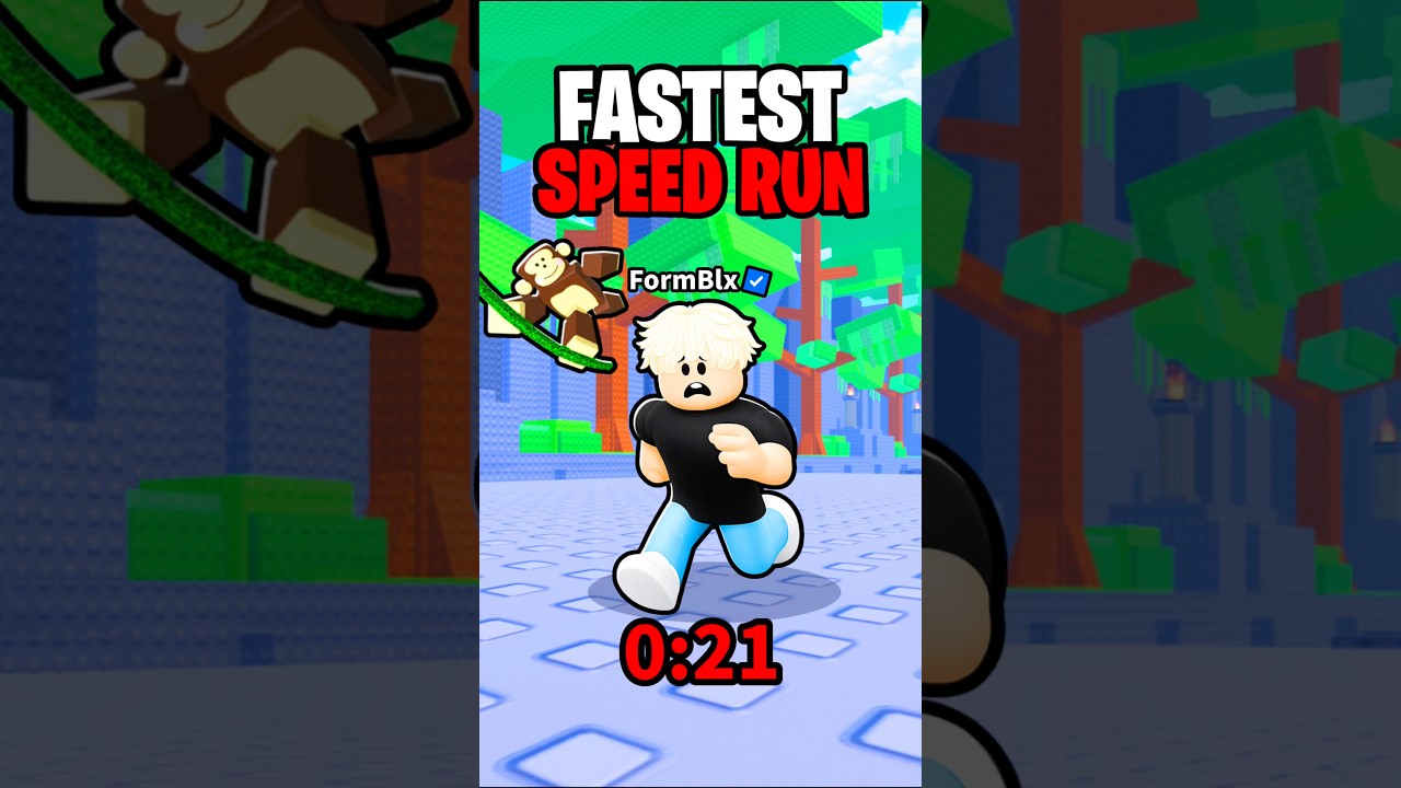 Fastest +1 Speed Monkey Escape Run EVER… 😳