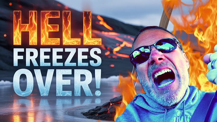 Hell Has Finally Fozen Over!