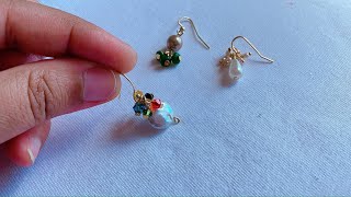 3 Easy and Beautiful Pearl Earrings/diy pearl drop earrings/Making simple daily wear pearl earrings