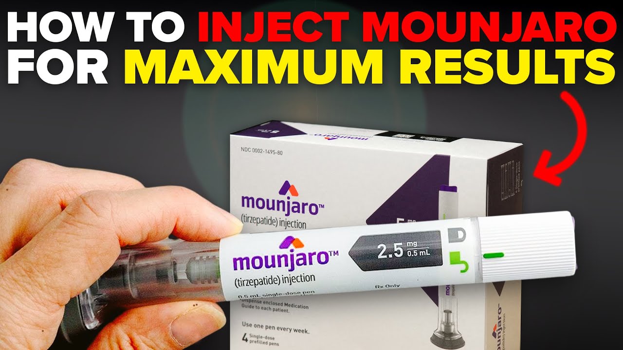 How To Use and Inject a Mounjaro Pen the RIGHT WAY (not what you think)