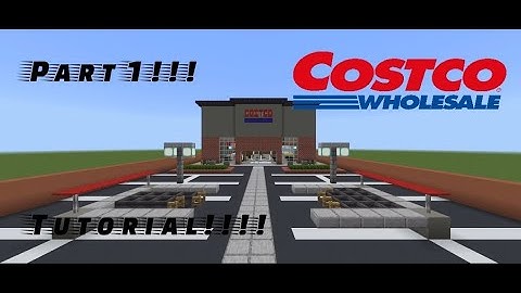 Minecraft Tutorial: How To Make A Costco Part 1 "2023 City Tutorial"