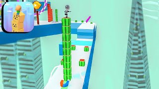CUBE SURFER ​​GAMEPLAY | ALL LEVELS 386-390 screenshot 4