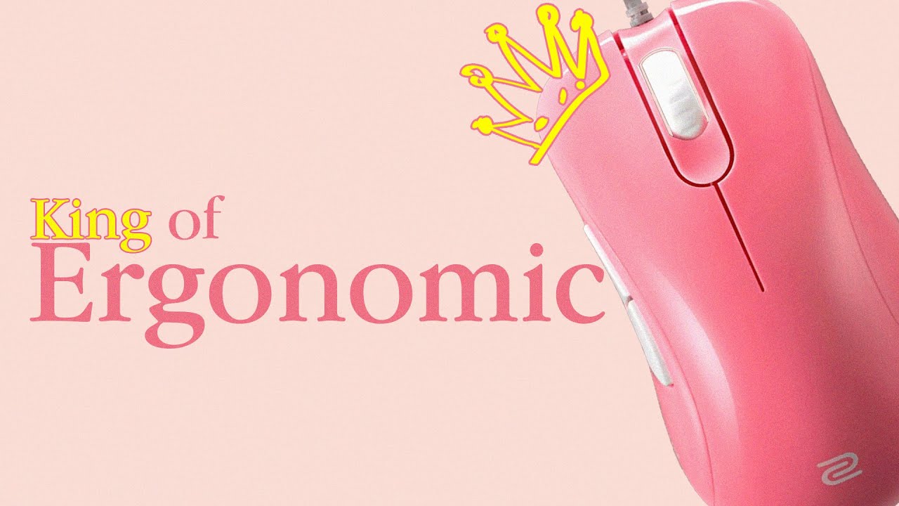 King of Ergonomic Shape Mouse | Zowie EC2-B Divina Pink Review