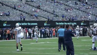 #Chargers warm-ups LIVE from MetLife. Kickoff at 10:00 a.m. PT on KCAL 9 locally, CBS nationally.