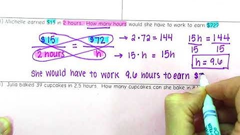 Writing and Solving Proportions