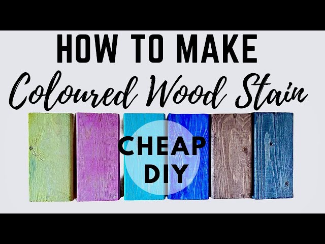 Using Wood Dyes On Maple and Oak - Blue Dye - Blue Wood Stain 