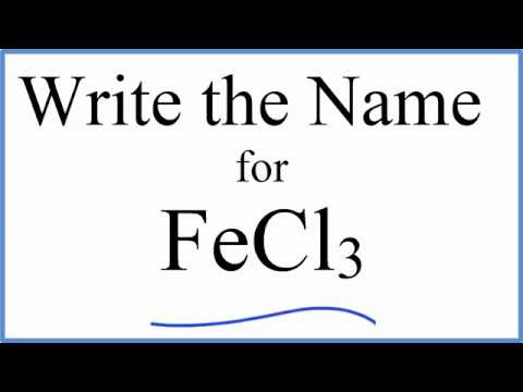 वीडियो: FeCl3 किस प्रकार का यौगिक है?