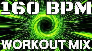 160 BPM Workout Music 2026 ⚡ Nonstop HIIT Cardio Training Mix