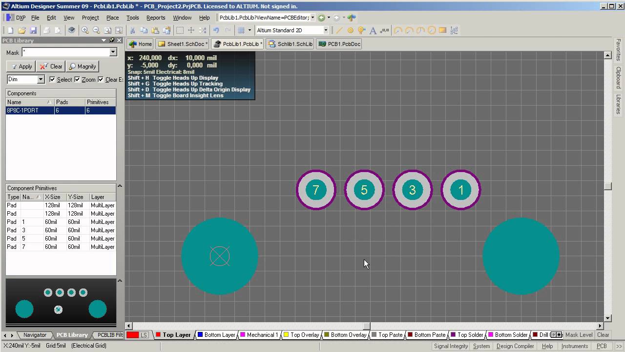 Altium Designer Tutorial: Create a component library - YouTube