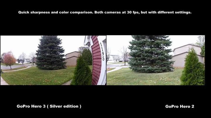 GoPro Hero 3 vs GoPro Hero 2 - Quick side by side comparison ( Color and Sharpness )