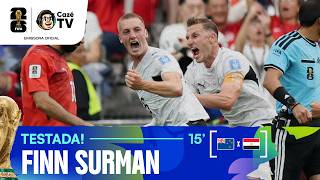 TESTADA FIRME! SURMAN ABRE O PLACAR PARA A NOVA ZELÂNDIA CONTRA EGITO NA COPA DO MUNDO