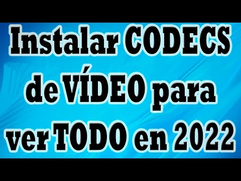 Video: ¿Dónde se instalan los códecs en Windows 10?