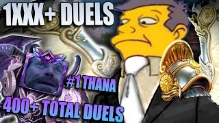 HI-REZ TOLD ME I WASN'T THE MOST PLAYED THANA IN DUEL??? - Smite Masters Ranked Duel - SMITE