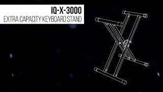 Ultimate Support Product Outlines - IQ-X-3000 Extra Capacity IQ Series® Keyboard Stand