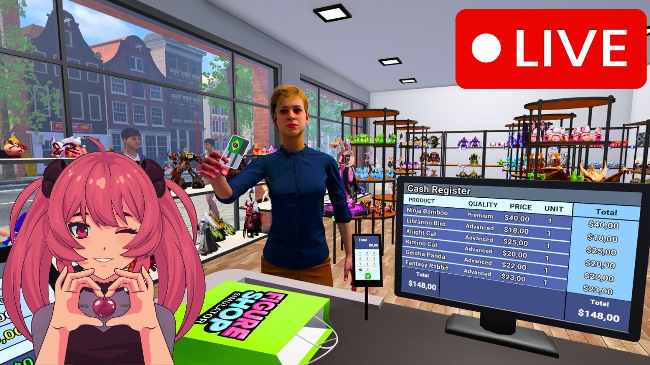 FIGURE SHOP SIMULATOR - LIVE PARTE 1