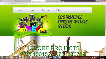 Ecommerce for Online Music Store in Java ( UPDATED ) - 1Crore Projects