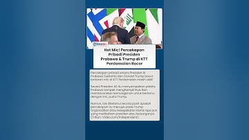 Mic Bocor! Obrolan "Rahasia" Presiden Prabowo & Trump Tekuak, RI 1 Minta Bertemu Sosok Ini