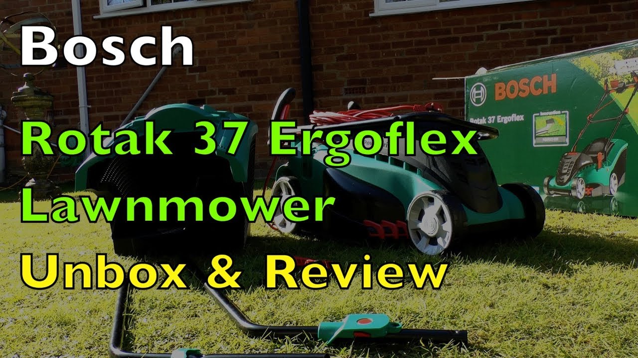 Bosch Rotak 37 Ergoflex Lawnmower Assembly And Review Youtube