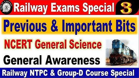 Railway Previous & Important Bits part-3 NTPC & group D Course Special NCERT Physics by SRINIVASMech