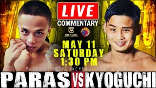 🔴LIVE Vince Paras vs Hiroto Kyoguchi Full Fight Commentary | FLYWEIGHT Bout - 10 Rounds