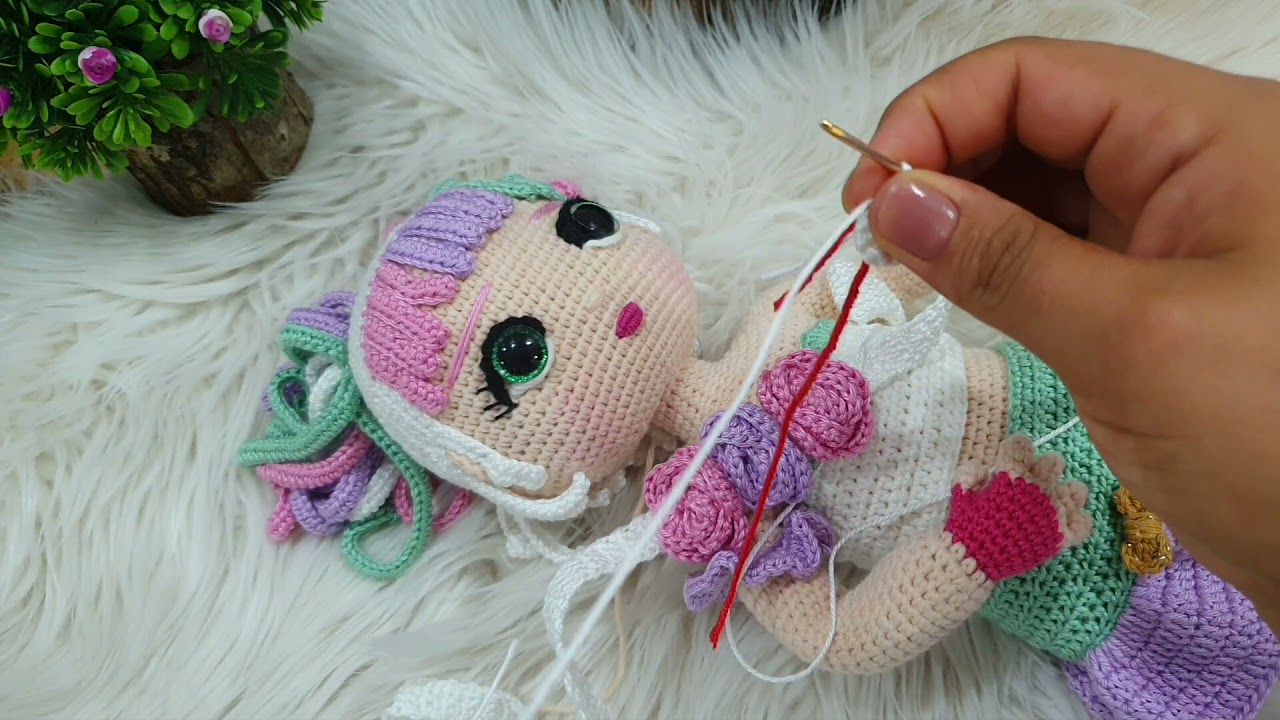 LOLBEBEK 35cmTAÇ YAPIMI #lolbebek #amigurumilolbebek