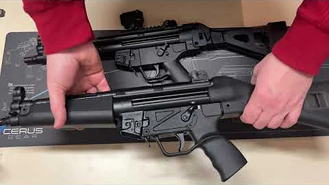 MP5 Clones! MKE AP5 vs PTR 9C - Tabletop comparison