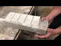 Распалубка цельнолитого угла кирпича Петра | Removing a solid corner of a brick of Peter