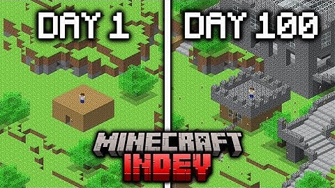 I Survived 100 Days in Minecraft