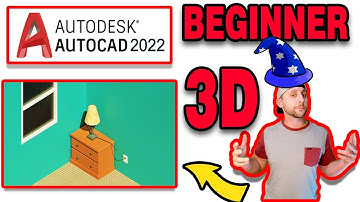 AutoCAD 2020 2021 2022 - 3D MODELING BEGINNER - Part 2 of 3! LAMP!