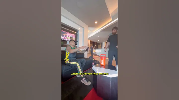 Alex Pereira arguing with Magomed Ankalaev before UFC 320👀