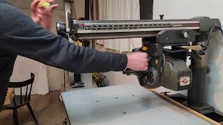 Craftsman Radial Arm Saw | Test for Auction