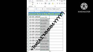 Convert Date into a Month, Text formula #excel #exceltips #exceltricks #excelworld #exceltutorial