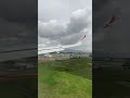 Landing at bogota airport