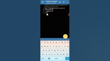 Python Program to Find Wether the Number is Even or Odd #shorts #viral #python3 #python #programming