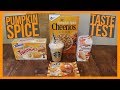 Pumpkin Spice Everything! Taste Test/Food Review