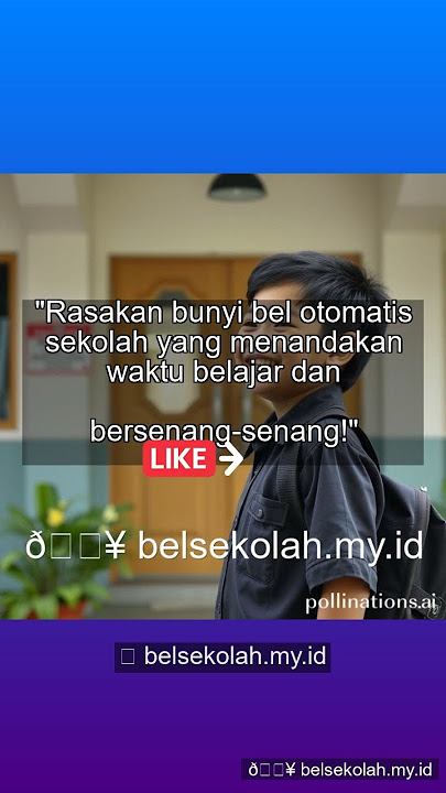 Viral Bel Otomatis Sekolah Ini Bikin Kaget Rahasia Keajaiban yang Tak Pernah Kamu Duga  #belsekolah